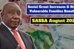 SASSA August 2025: Social Grant Increases & How Vulnerable Families Benefit