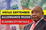 NSFAS September 2025 Allowance R5200 Payment Dates and Eligibility Details